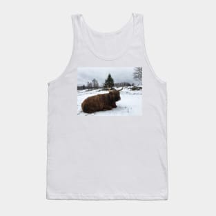 Scottish Highland Cattle Cow 2317 Tank Top